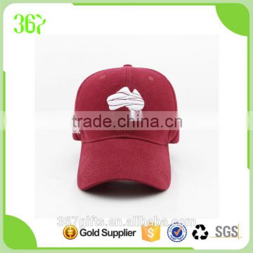 Latest Design High Quality Burgundy Adults Baseball Cap