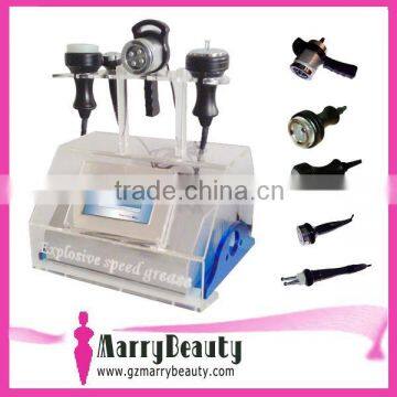 5in1 functions liposuction handle in vaccum cavitation machine