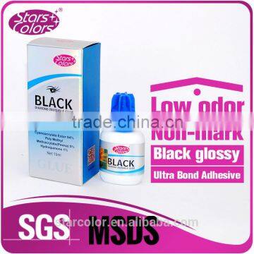 OEM Low odor black glossy Ultra Bond Adhesive for eyelash extension