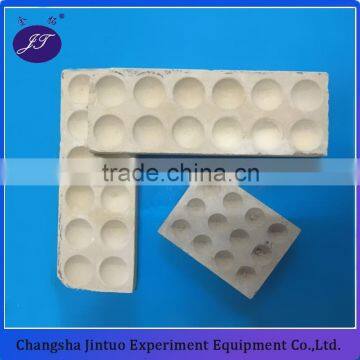 Refractory Fire Assay Magnesia Cupel board for gold melting high purify magnesia cupel bullion block