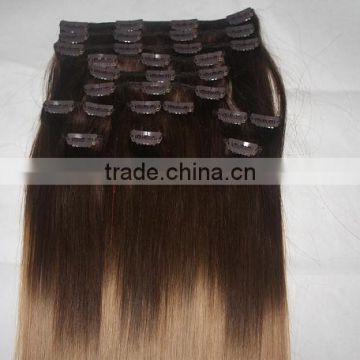 Top Quality 5A Grade T Color Clipin Hair Extensions