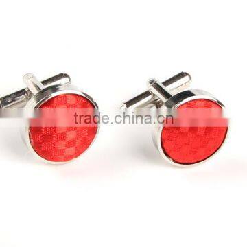 White and Black Alloy Cufflinks ,Swank Red Fiber Cufflinks, Fiber Cufflinks photo-5