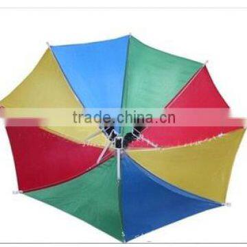 Polyester Material and Head Umbrella,Umbrellas Type Hat Umbrella Kid's Umbrella Hat photo-2