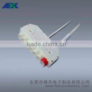 Dong Guan 8 years manufacturing experience High Voltage 250V/2.5A 2pole high voltage LED distributor for 250V LED luminaires