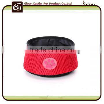 Latest Outdoor Waterproof Red Airmesh Dog Bowl
