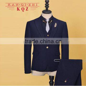 KQZ custom made full handmade men suit