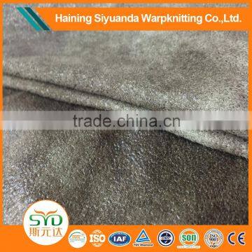 High Density Microfiber pu Suede Upholstery Fabric photo-4