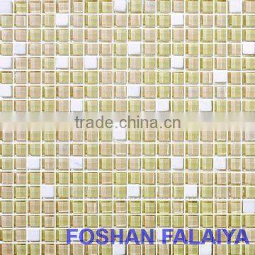 Crystal Mosaic Glass and Stone Mosaic GS073