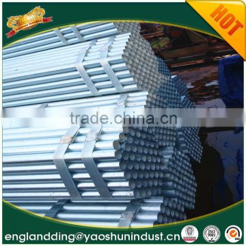 ERW Hot dip galvanized pipe gi tube