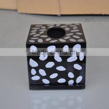 Beautiful handmade lacquer tissue box wholesale