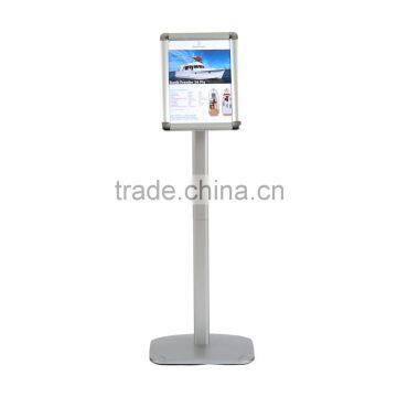 Satin Aluminum advertising floor stand 8.5*11 standard information stands