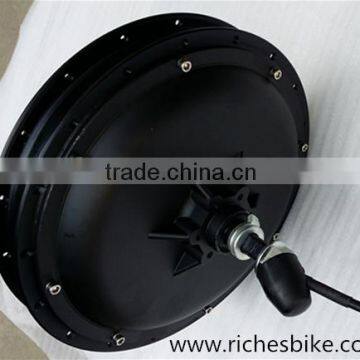 Fast Speed RPM Integrated Disc Break Electric Brushless Hub Motor for Electric Bicycle and Scooter (Model FHB)