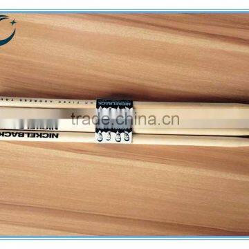 2015 high quality drumstick musical instrument drum stick drumstick with logo printing