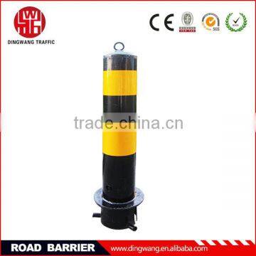 Popular Black and Yellow Steel Moveable Road Barrier