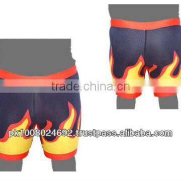 sublimated print bike shorts cycling shorts