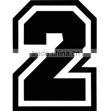 offset printing paper soccer jersey number stickers glow in the dark number sticker jersey soccer number