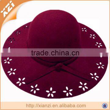 polyester Material and Printed Pattern wide brim hat