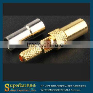 SSMB connector male Crimp for semi-rigid cable RG174/179/316 LMR100