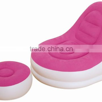 2016 best seller cheap inflatable sofa pink