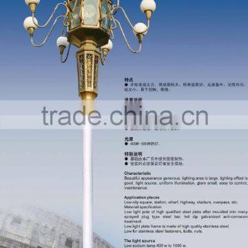 ZH1001 China supplier product Q235/245 Steel galvanized 15~35m high mast flood lighting price with auto lifting system