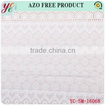 White Alternating Rules Small Pure and Fresh and Decorative Pattern Indian Fabric Embroidery photo-4