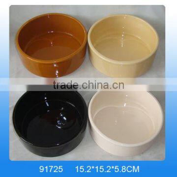 Custom ceramic bowls for dogs with customized logo painting                        
                                                                                Supplier's Choice