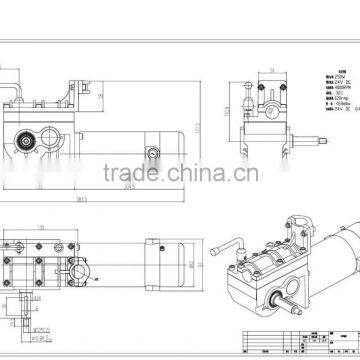 The Standard Model Wheelchair Motor(250W) photo-2