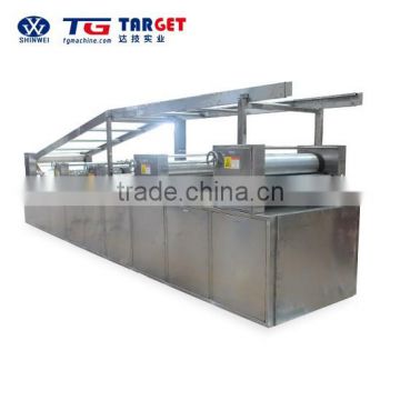 Roller sheeting and cutting machine