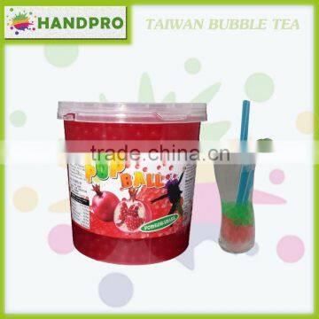 High Quality Pomegranate Popball for Taiwan Bubble Tea drinks like Popping Boba