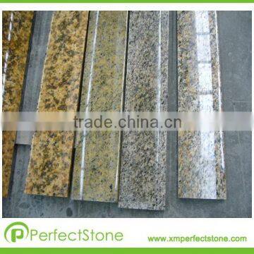 Wholesale Chinese Granite Tiger Skin Yellow Color White Color Granite Counter Top Vanity Top Hot Sale