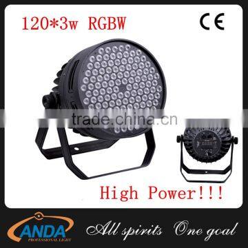 Professional 120pcs*1W/3W RGBW High Power LED Par Light