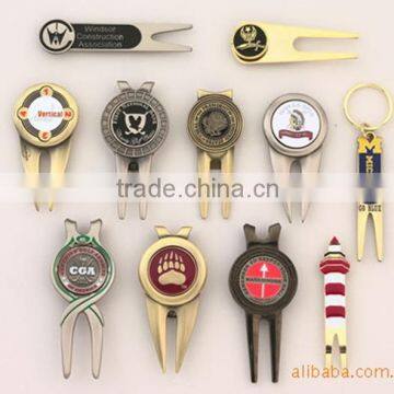 Custom metal blank golf divot tool