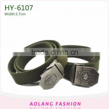 Custom Fashion Polyester Canvas Webbing Belt Manufacturer