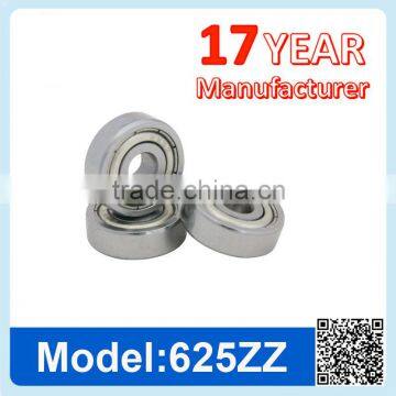 625 ZZ RS Miniature Ball Bearing Deep Groove Ball Bearing