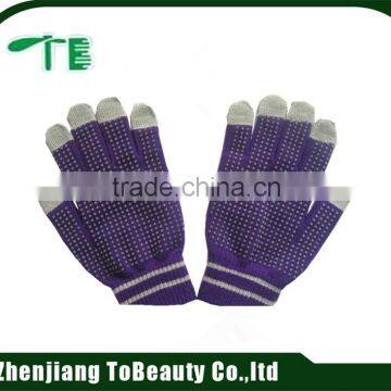 Professional knitted touch gloves for sale