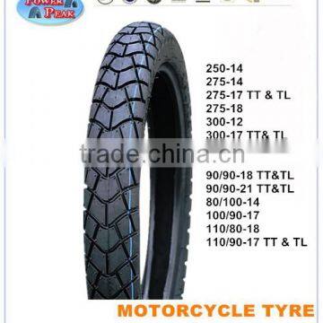 MOTORCYCLE TYRE 90/90-17, 100/90-17, 110/90-17 TT & TL TUBEKESS TYRE