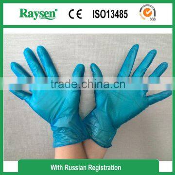 Disposable Vinyl Gloves/PVC Gloves CE/ISO Certified Work Gloves