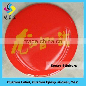 Custom 3d diamond shape epoxy dome stickers