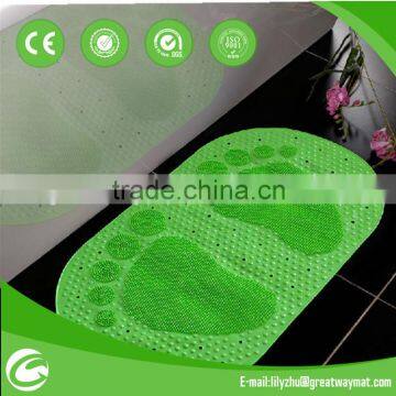 Transparent pvc toilet mats with suction cup