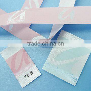 Garment Neck Sew in Roll Packed Printed Logo Poly Tape