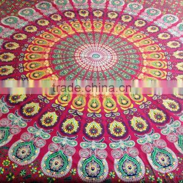 Indian Mandala Wall Hanging Tapestry Throw Bedding Sheet Hippy Decor