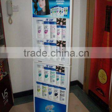 special design thick vacuum formed shampoo plastic stand,plastic rack