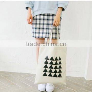 Korean Original Simple Letter Small Fresh Cotton Shopping Bag,canvas Shopping Bag photo-3