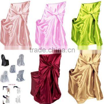 Reasonable price shiny Top Quality cheap satin chair cover