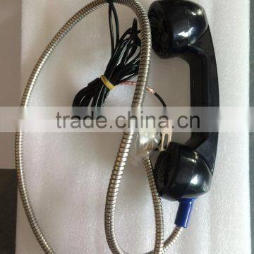 Metallic Hose Rugged Telephone Handset T6 Intercom Phone Auto Dia Emergency Telephone Armoured Cord Line photo-4