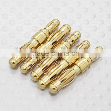 4.0mm to 3.5mm Gold Male to Male Gender Adaptor