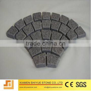 granite fan shaped paving stone