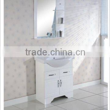 White Mirrored MDF, PVC Wall Mounted Acrylic High Tray Frosted Fiberglass Simple Designed and Bathroom Vanity photo-2