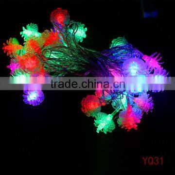 YQ31Christmas decorative custom Flower holiday light string