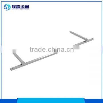 High quality glossy chrome support side arm display hanger